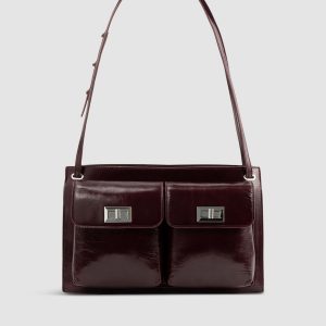 By Far Billy Tote Leather Shoulder Bag