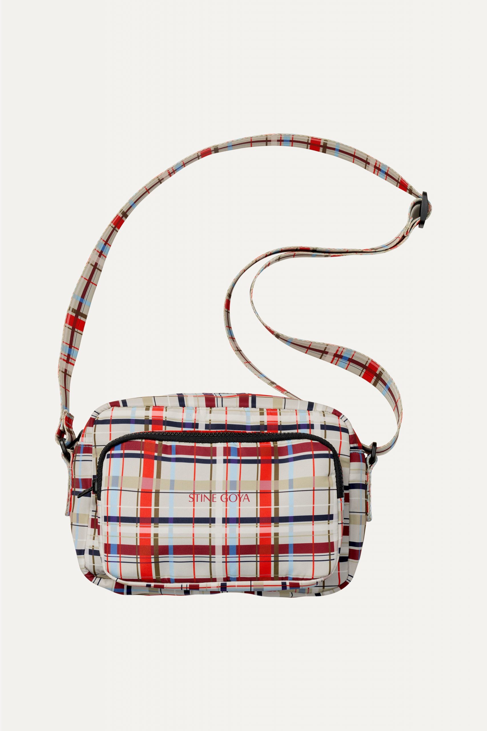 Stine Goya Crossbody Bag - Scarlet Grid