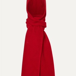 Stine Goya Knitted Head Scarf - Fiery Red