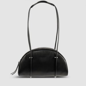 By Far Kimberly Bowler Leather Shoulder Bag