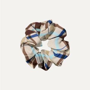 Stine Goya Scrunchie - Scarlet Grid