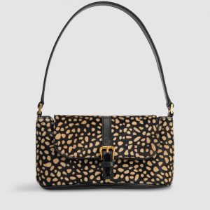 By Far Miranda Baguette Pony Hair Shoulder Bag