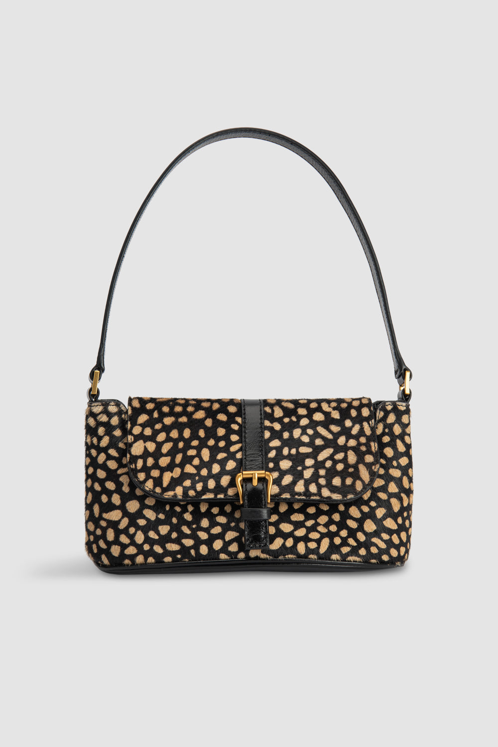By Far Miranda Baguette Pony Hair Shoulder Bag