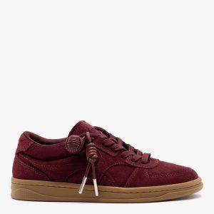 Larroudé George Sneaker Burgundy Suede