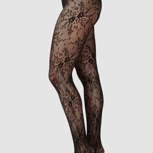 By Far Rosa Lace Tights