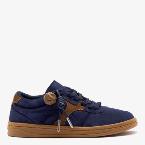 Larroudé George Sneaker Navy Suede
