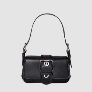 By Far Eloise Leather Shoulder Bag