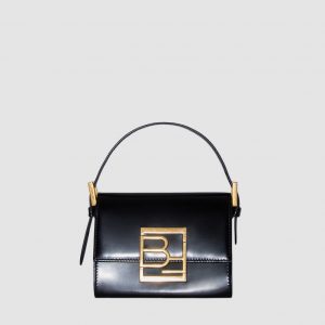 By Far Fran Semi Patent Top-Handle Bag