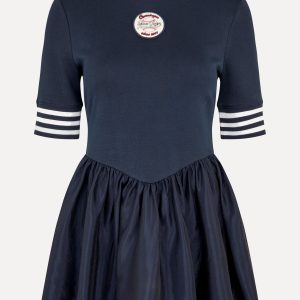 Stine Goya Sportif Ruffle Top - Baseball SG Patch
