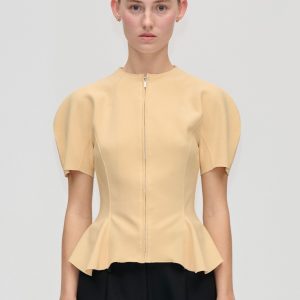Stine Goya High-Neck Zip Top - Sunlight
