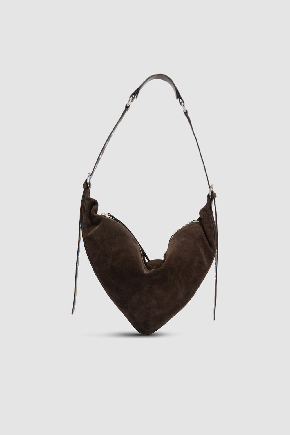 By Far Trayana Suede Crossbody Bag