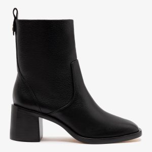 Larroudé Mini Ricky Boot In Black Leather