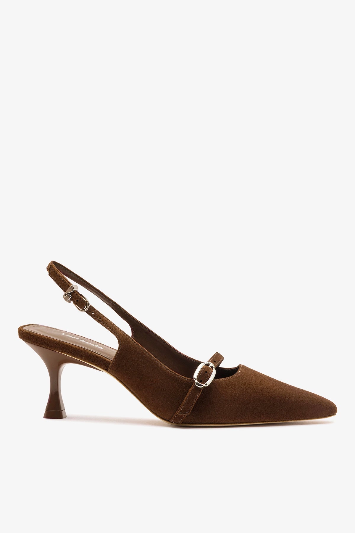 Larroudé Ines Pump Burnt Umber Suede