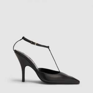 By Far Tara Leather Pump