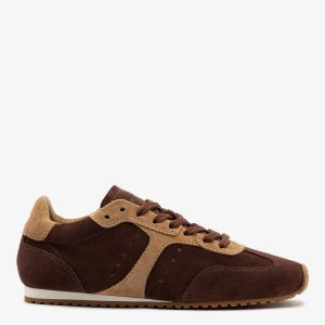 Larroudé Stella Sneaker Brown Suede