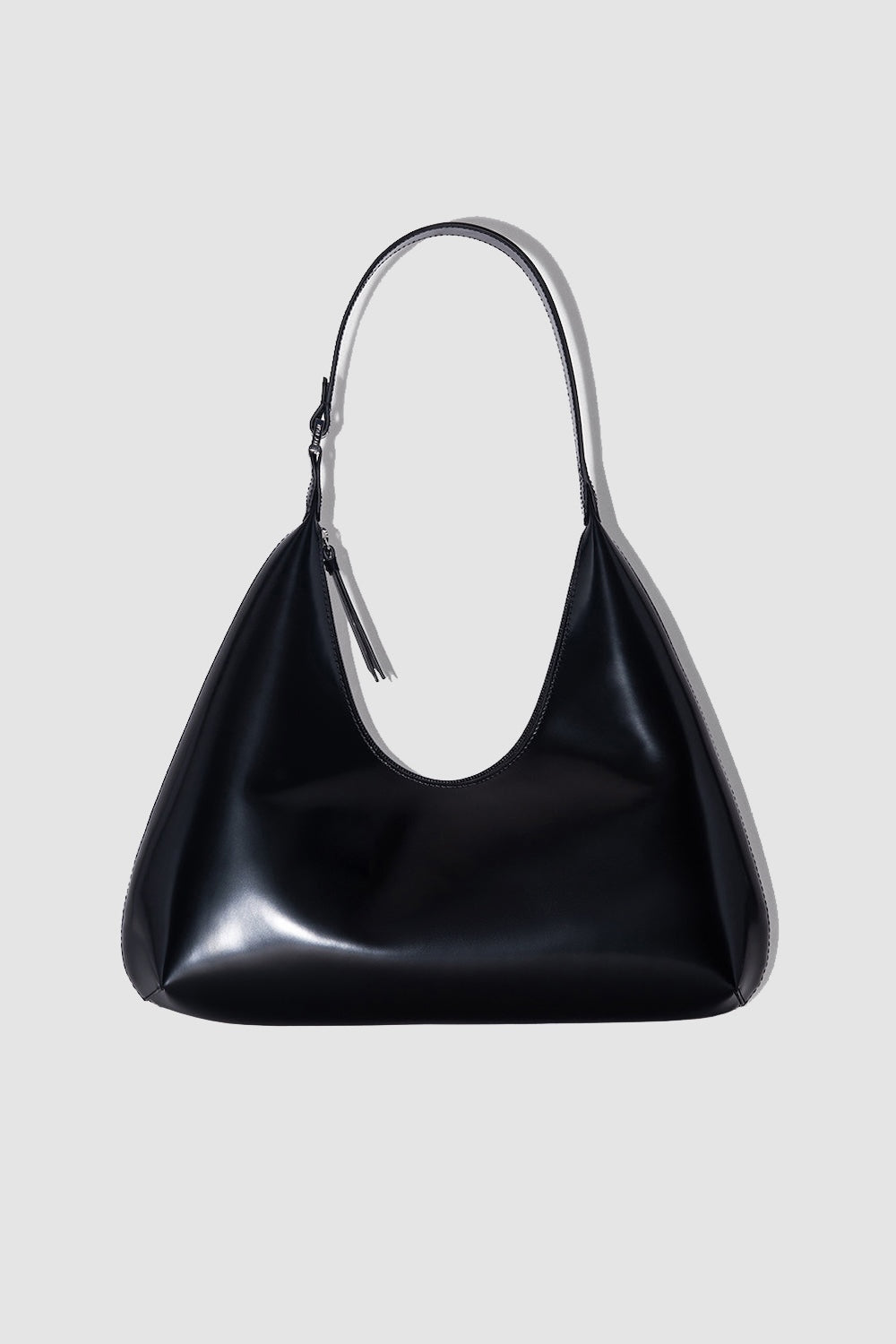 By Far Amber Semi Patent Shoulder Bag