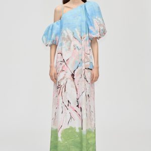 Stine Goya Romantic Long Dress - Cherry Blossom