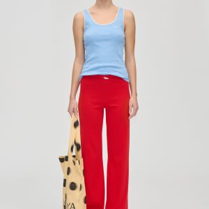 Stine Goya Long Relaxed Pants - Velocity Red