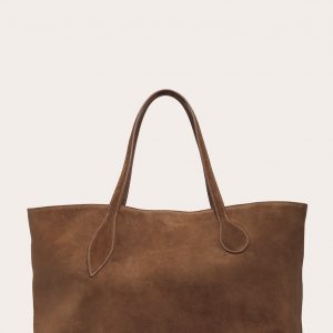 Little Liffner Mega Sprout Tote Chestnut Suede