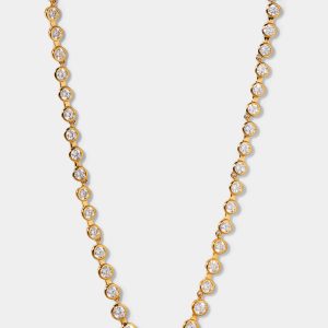Nadri BROOKLYN EMERALD CZ ADJUSTABLE V NECKLACE