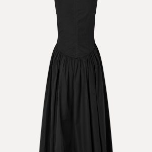 Stine Goya Embroidered Midi Dress - Broderie Anglaise