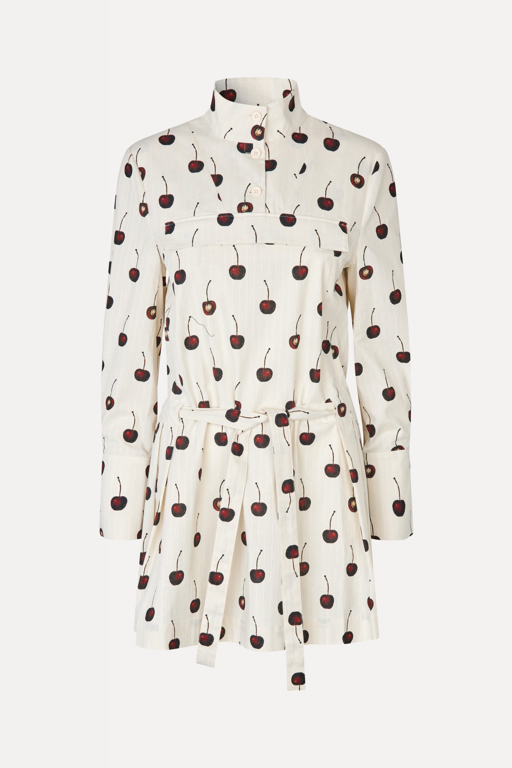 Stine Goya Pullover Parka Dress - Cherries