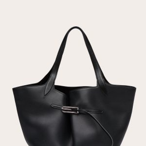 Little Liffner Belted Tote Black