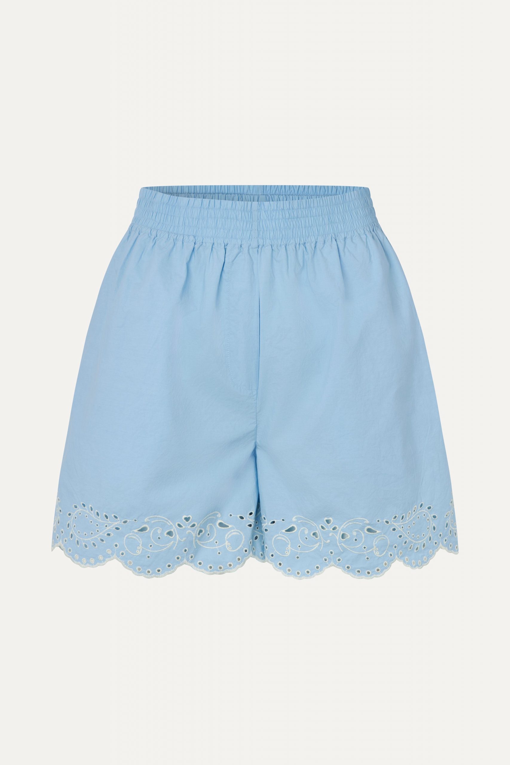 Stine Goya Elasticated Shorts - Teapot Blue