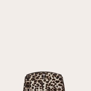 Little Liffner Pushlock Clutch Snow Leopard