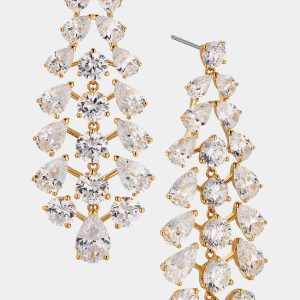 Nadri HALLE STATEMENT CZ EARRINGS
