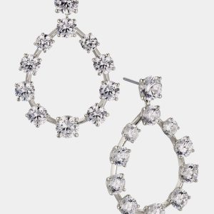 Nadri HALLE CZ TEARDROP FRONTAL EARRINGS