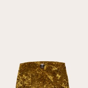Little Liffner Pushlock Pouch Green Velvet