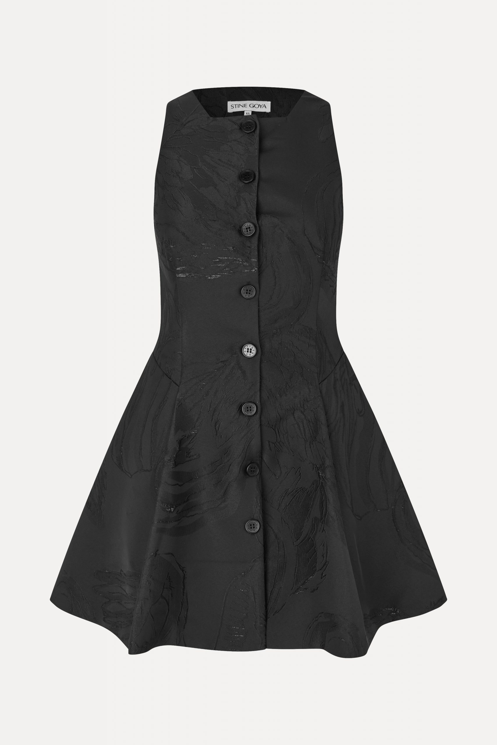 Stine Goya Button-up Mini Dress - Swans