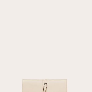 Little Liffner Belted Clutch Cream