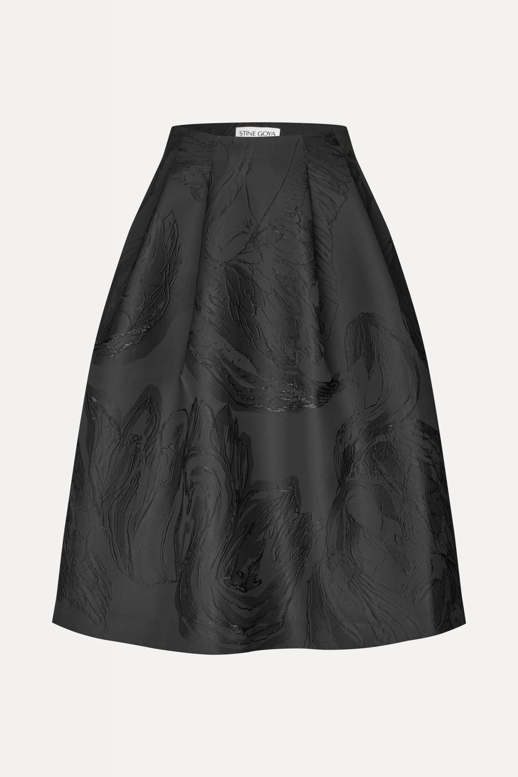 Stine Goya Voluminous Midi Skirt - Swans