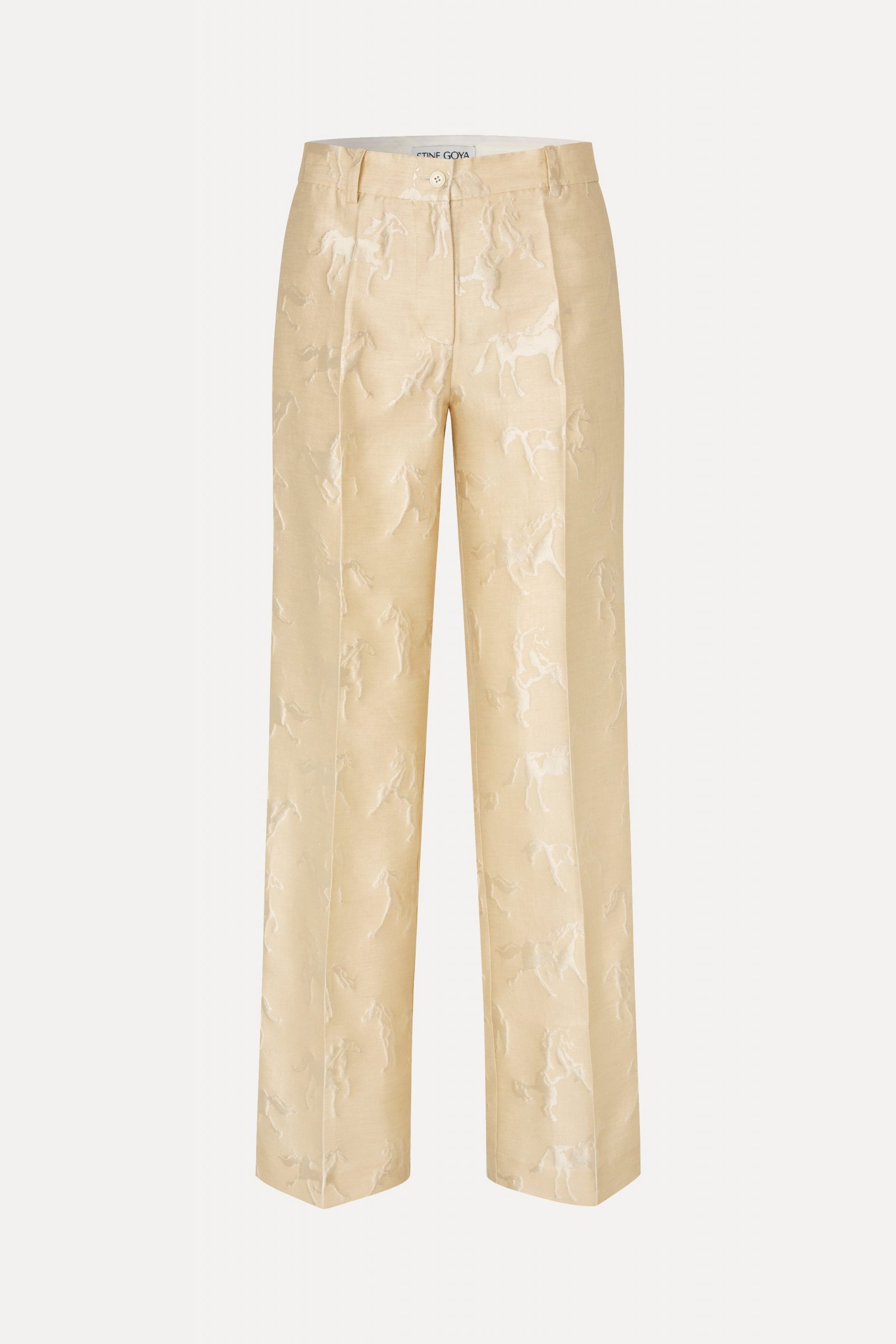 Stine Goya Tailored Long Pants - Porcelain Cream