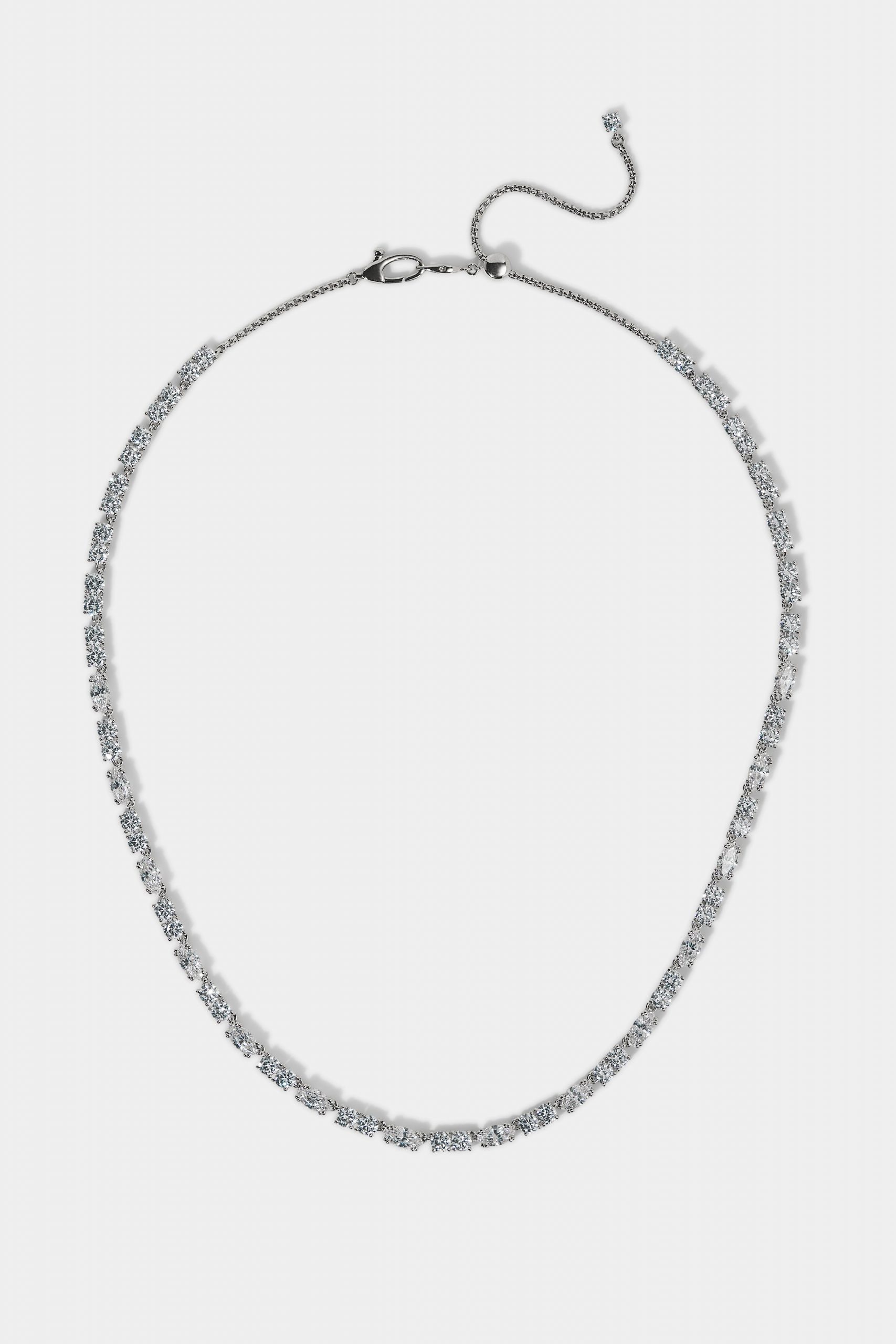 Nadri TWINNIE PATTERN ADJUSTABLE NECKLACE