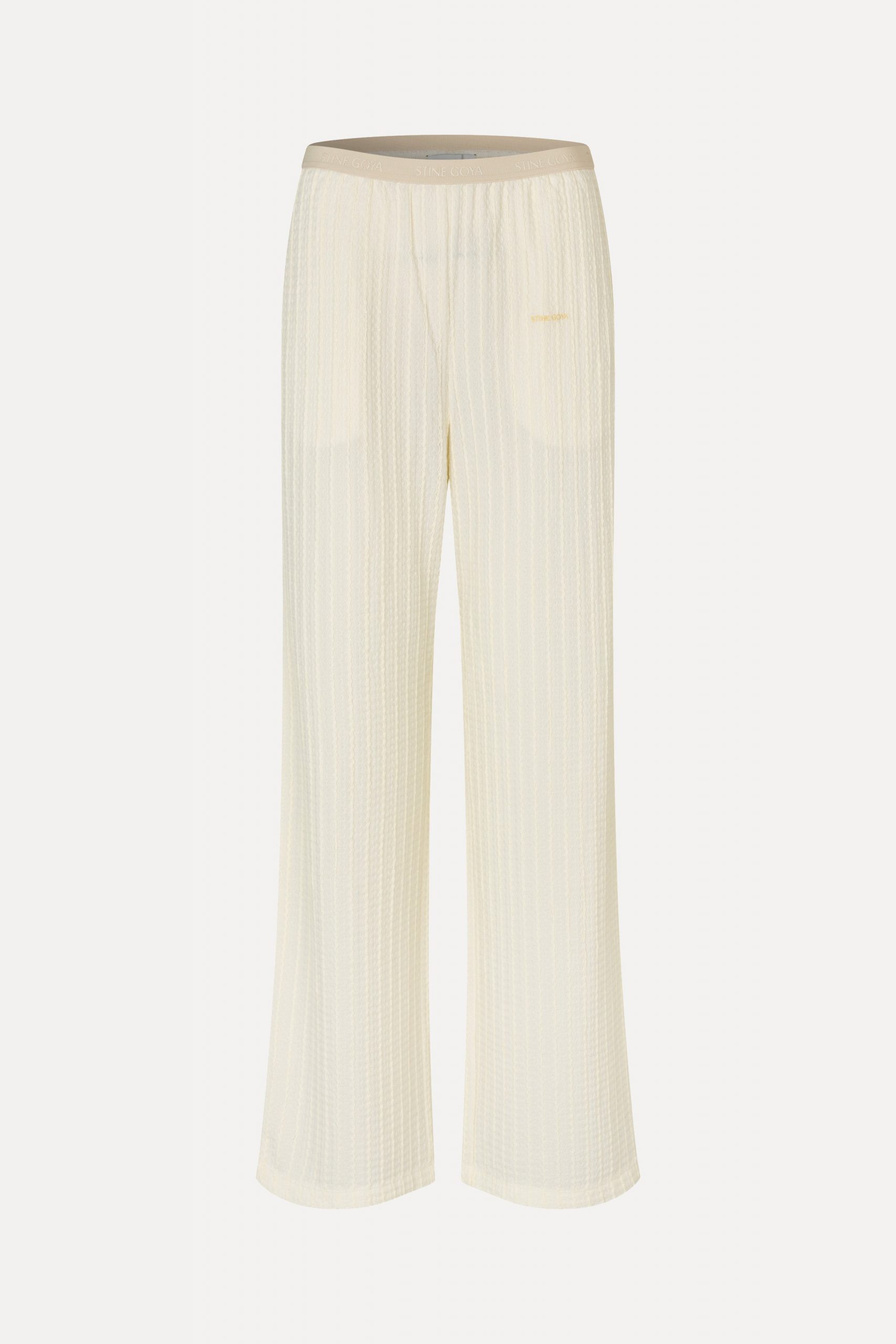 Stine Goya Casual Elasticated Pants - Cream