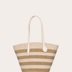 Little Liffner Straw Basket Cream