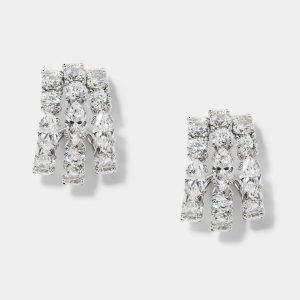 Nadri TWINNIE SMALL MULTI HOOP EARRINGS