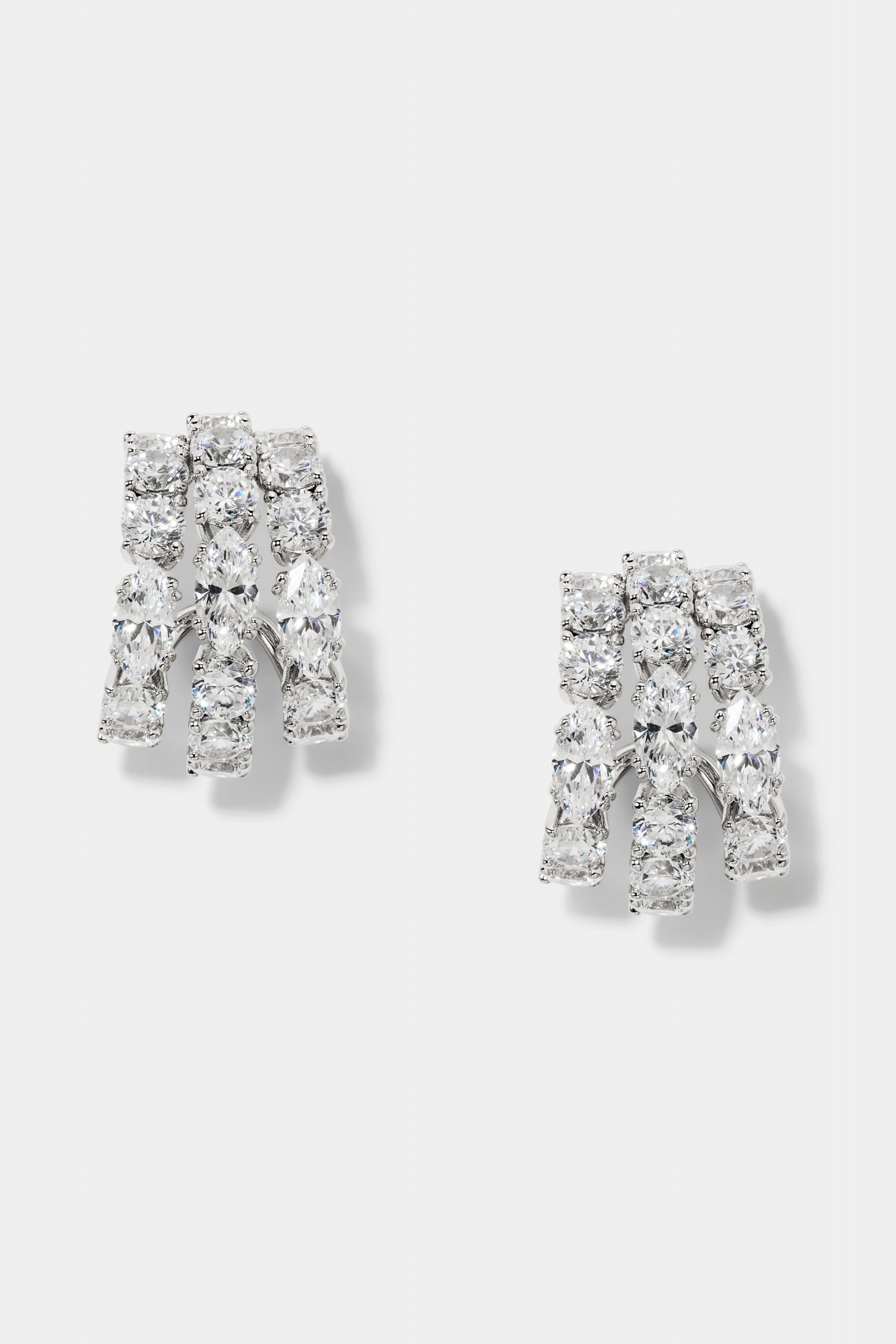 Nadri TWINNIE SMALL MULTI HOOP EARRINGS