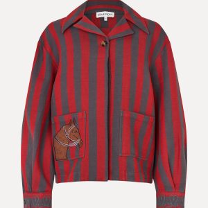 Stine Goya Workwear Tab Jacket - Rider's Stripe