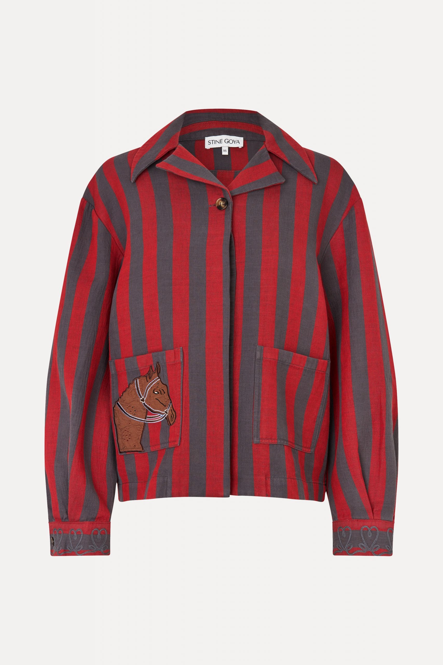 Stine Goya Workwear Tab Jacket - Rider's Stripe