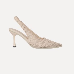 Stine Goya Crochet Mesh Sling Back - Cherries