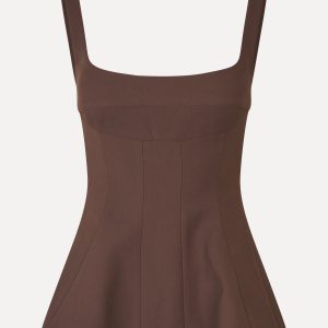 Stine Goya Elevated Structured Top - Cocoa