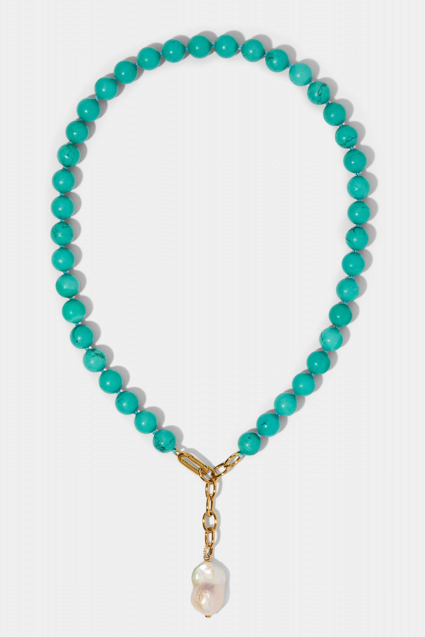 Nadri BEADS OF PARADISE FRESHWATER PEARL ADJUSTABLE Y NECKLACE