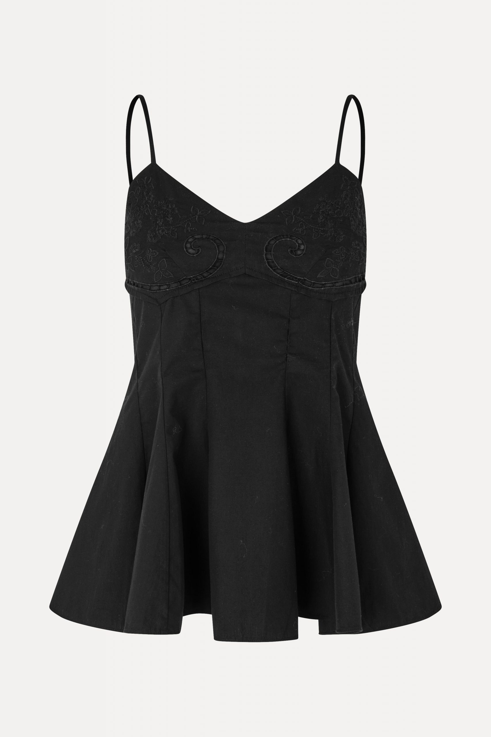 Stine Goya Embroidered Bustier Top - Broderie Anglaise