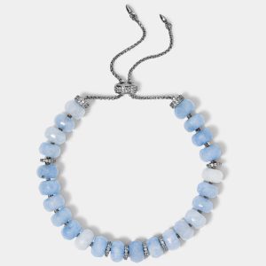 Nadri BEADS OF PARADISE BLUE BOLO BRACELET
