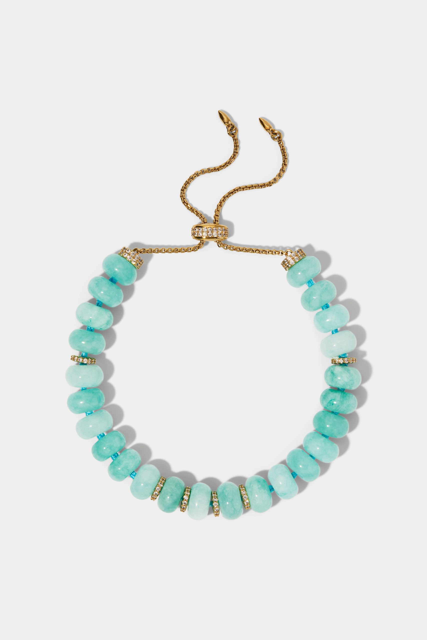 Nadri BEADS OF PARADISE AMAZONITE BOLO BRACELET