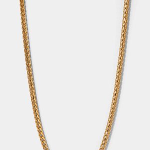 Nadri 22" 18KT GOLD DIAMOND-CUT FRANCO CHAIN 3.3MM NECKLACE